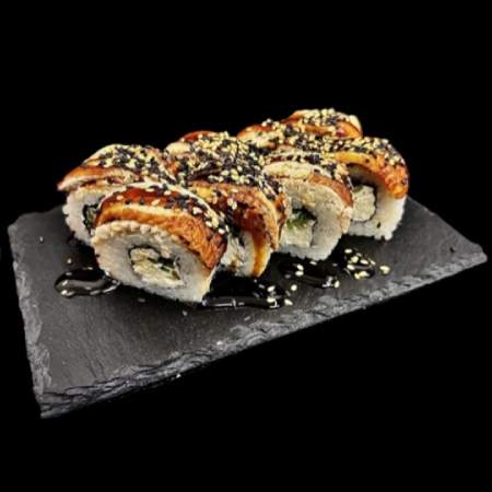 rolka sushi z&nbsp;węgorzem