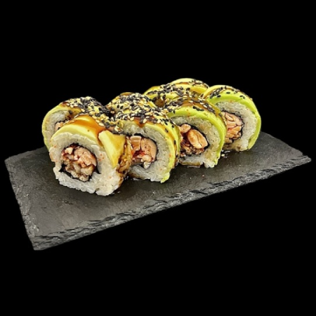 rolka sushi z&nbsp;awokado wegetariańska